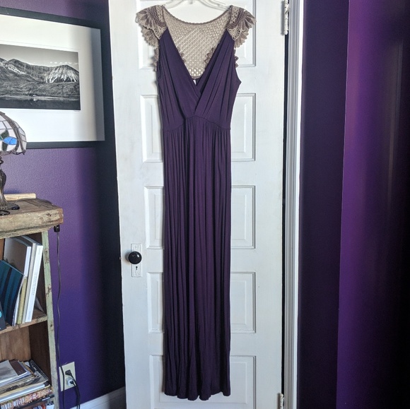 Maxi Eggplant Dress by Gilli - Picture 5 of 7